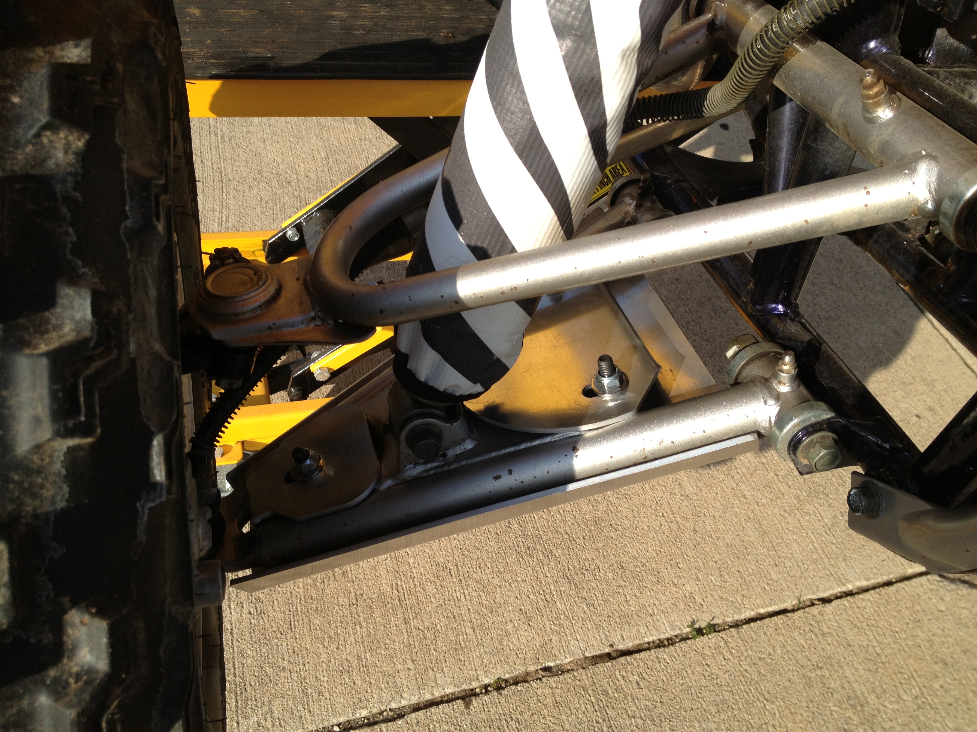 YAMAHA BANSHEE STOCK AARM SKID PLATES JDS Customs