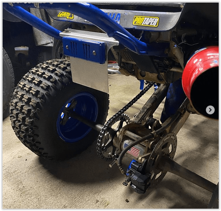 Yamaha Banshee Legal ORV Sticker Bracket (Tail Light Cover Style) JDS