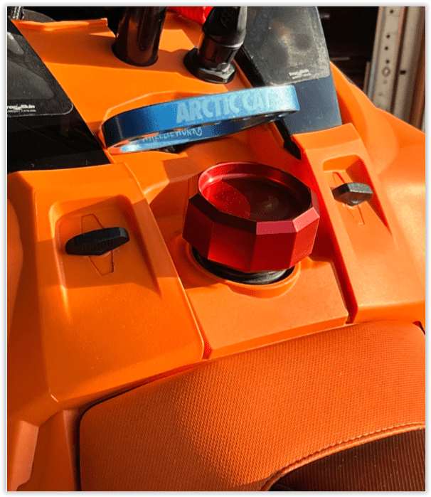 Billet Gas Cap (Fits Most ATV's and Sleds!) By South Simcoe Machine