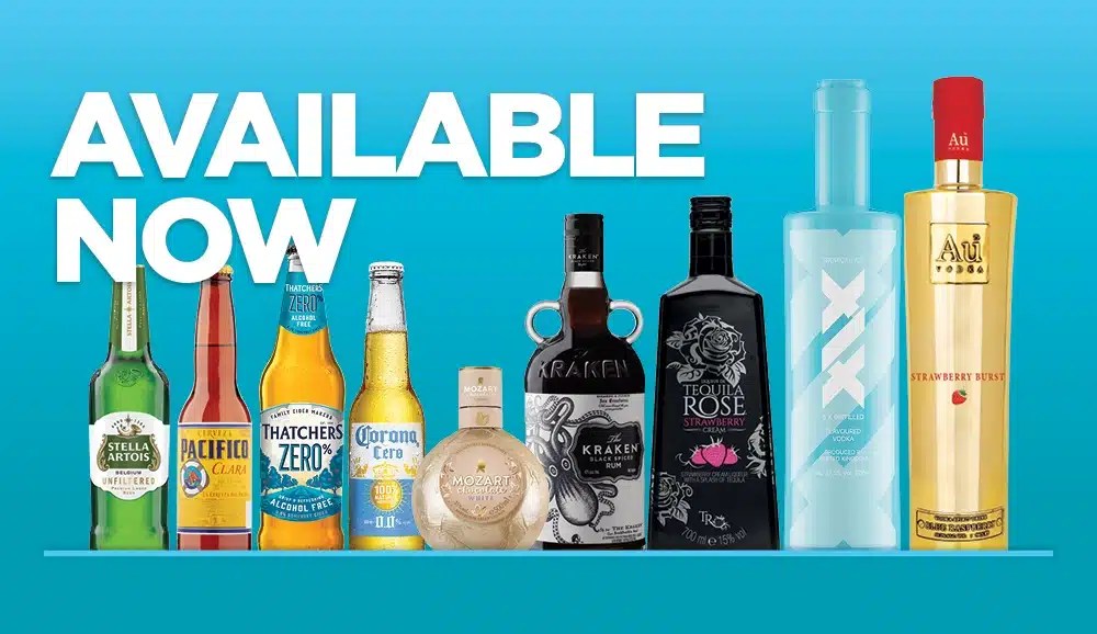 New drinks have arrived J D Wetherspoon