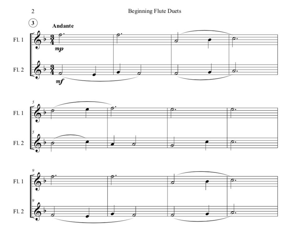 Beginning Flute Duets (Digital Download) JDW Sheet Music