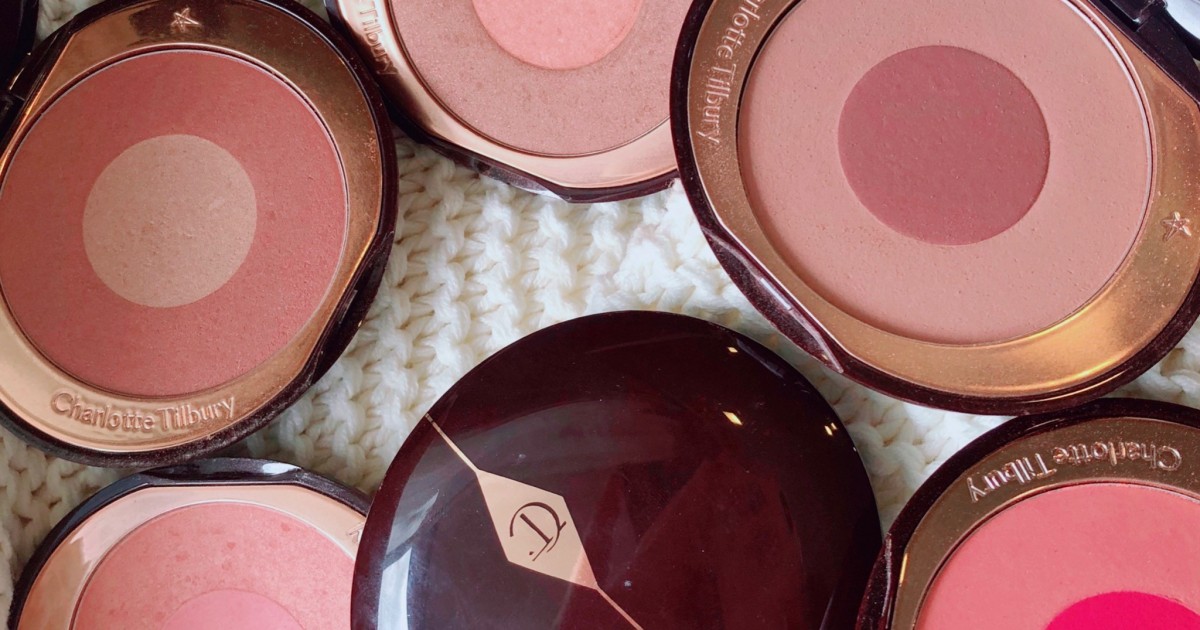 Charlotte Tilbury Blush ครบทุกสี [Review + swatch]
