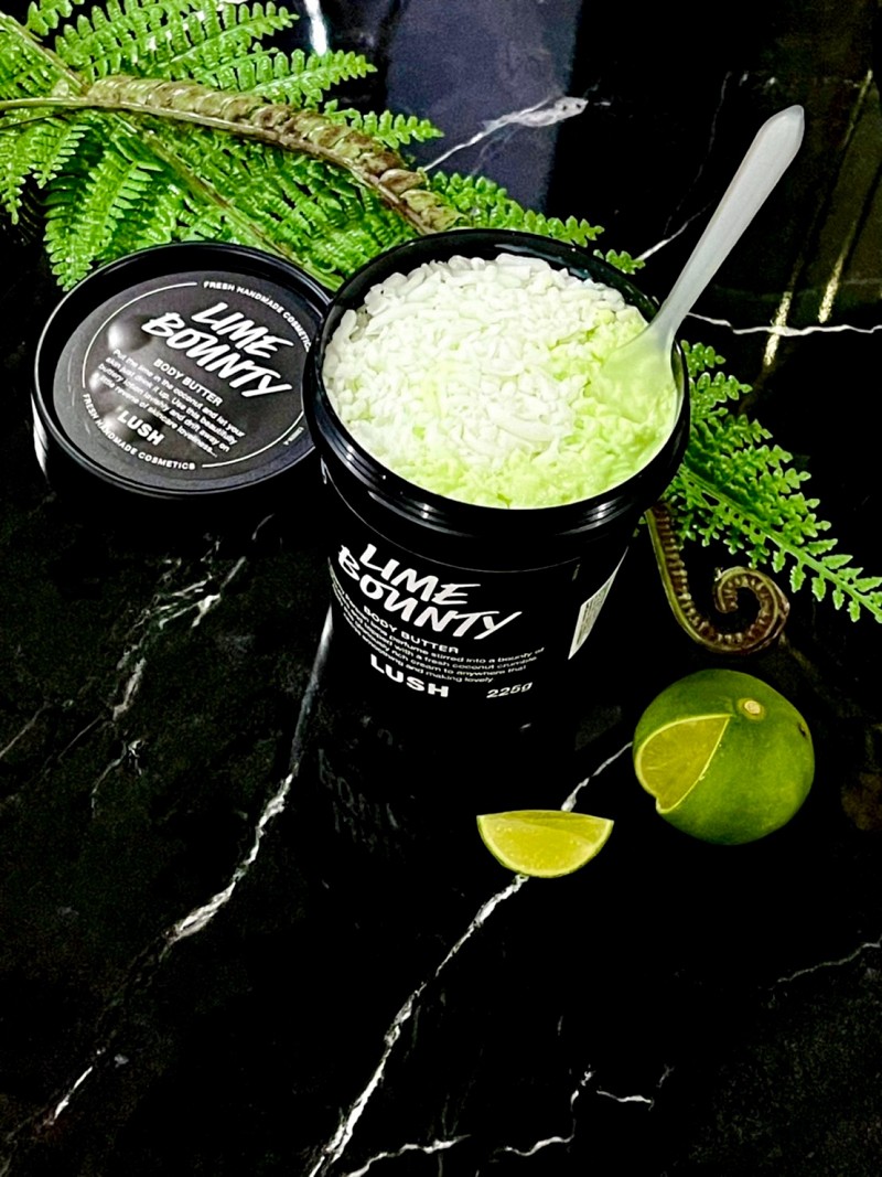 หอมสดชื่นถึงขีดสุดกับ Lush Lime Bounty Body Butter!