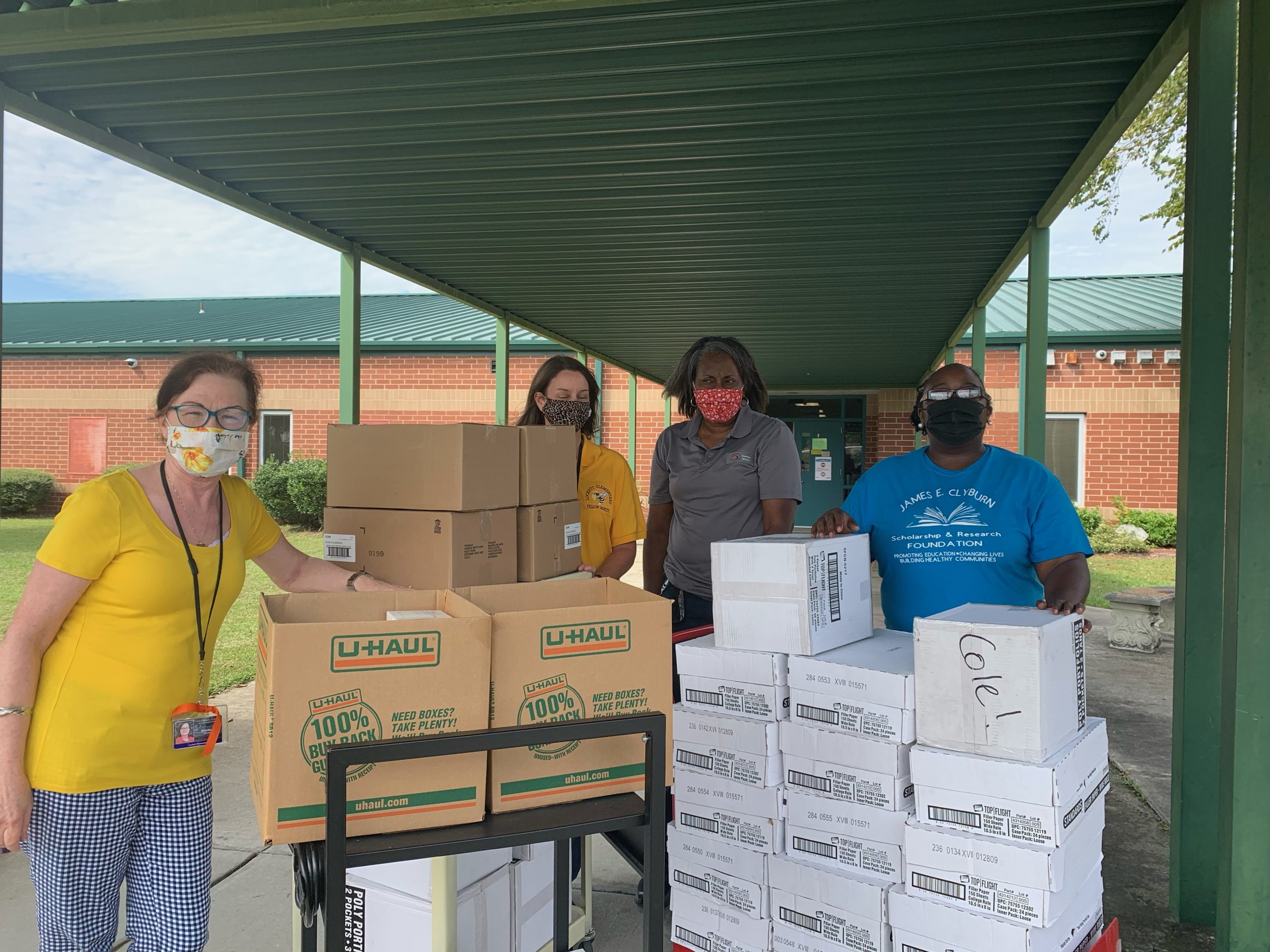 Donating School Supplies James E. Clyburn Scholarship and Research