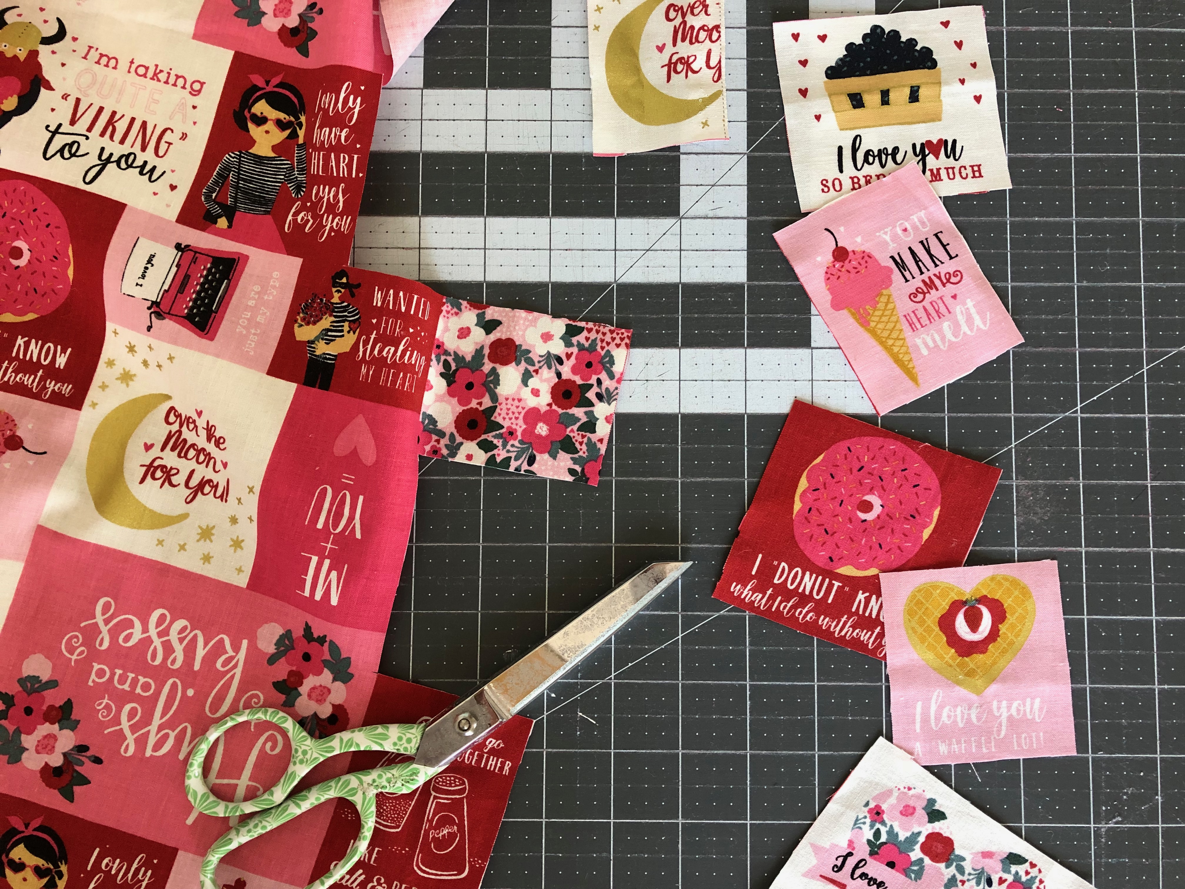 Fabric Postcard Tutorial Featuring Hello Sweetheart by Riley Blake Designs