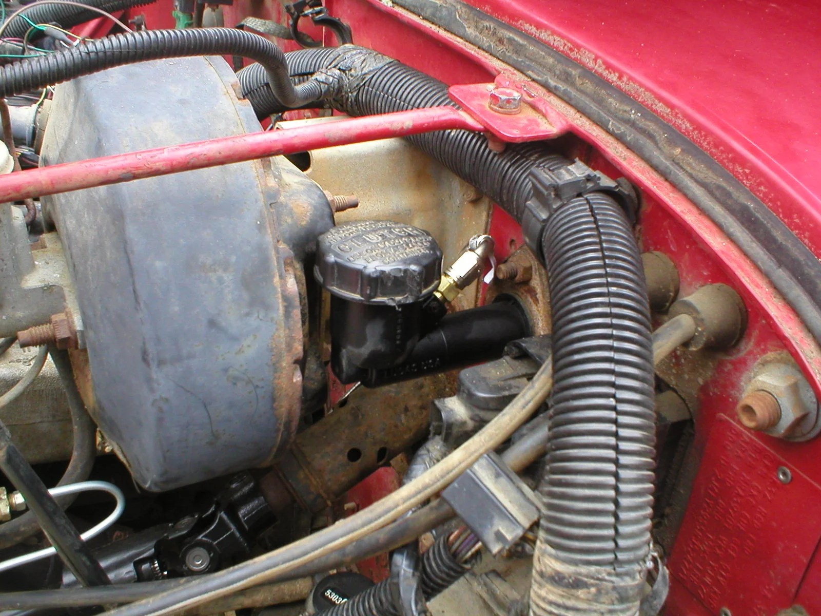 1991 Jeep wrangler hydraulic clutch problems