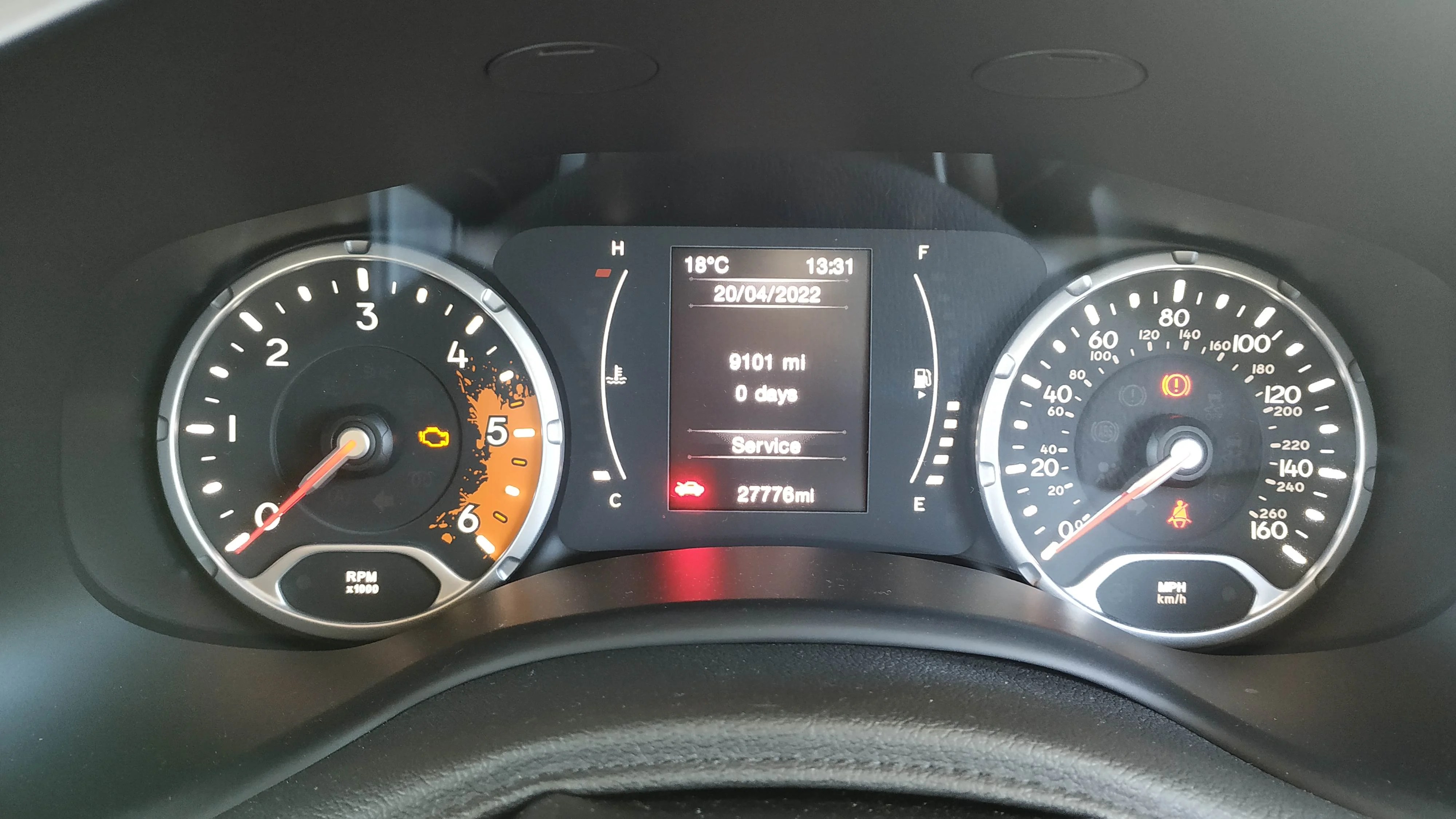 Oil Change Light