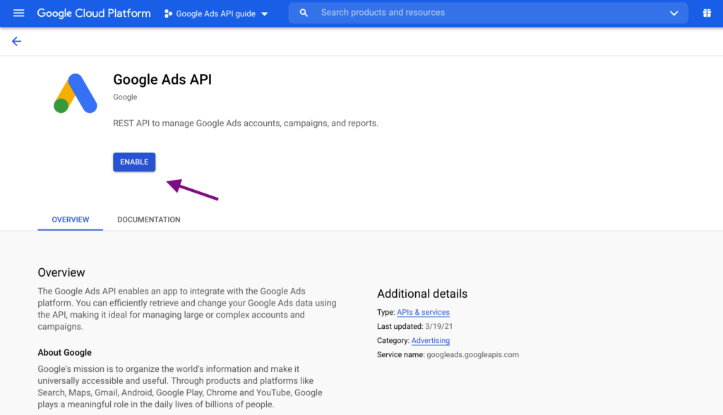 Get Started with Google Ads API Google Ads API Setup Guide