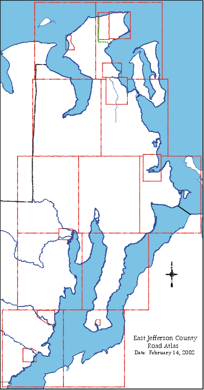 Jefferson County Wa Map Clickable County Road Atlas | Jefferson County, Wa