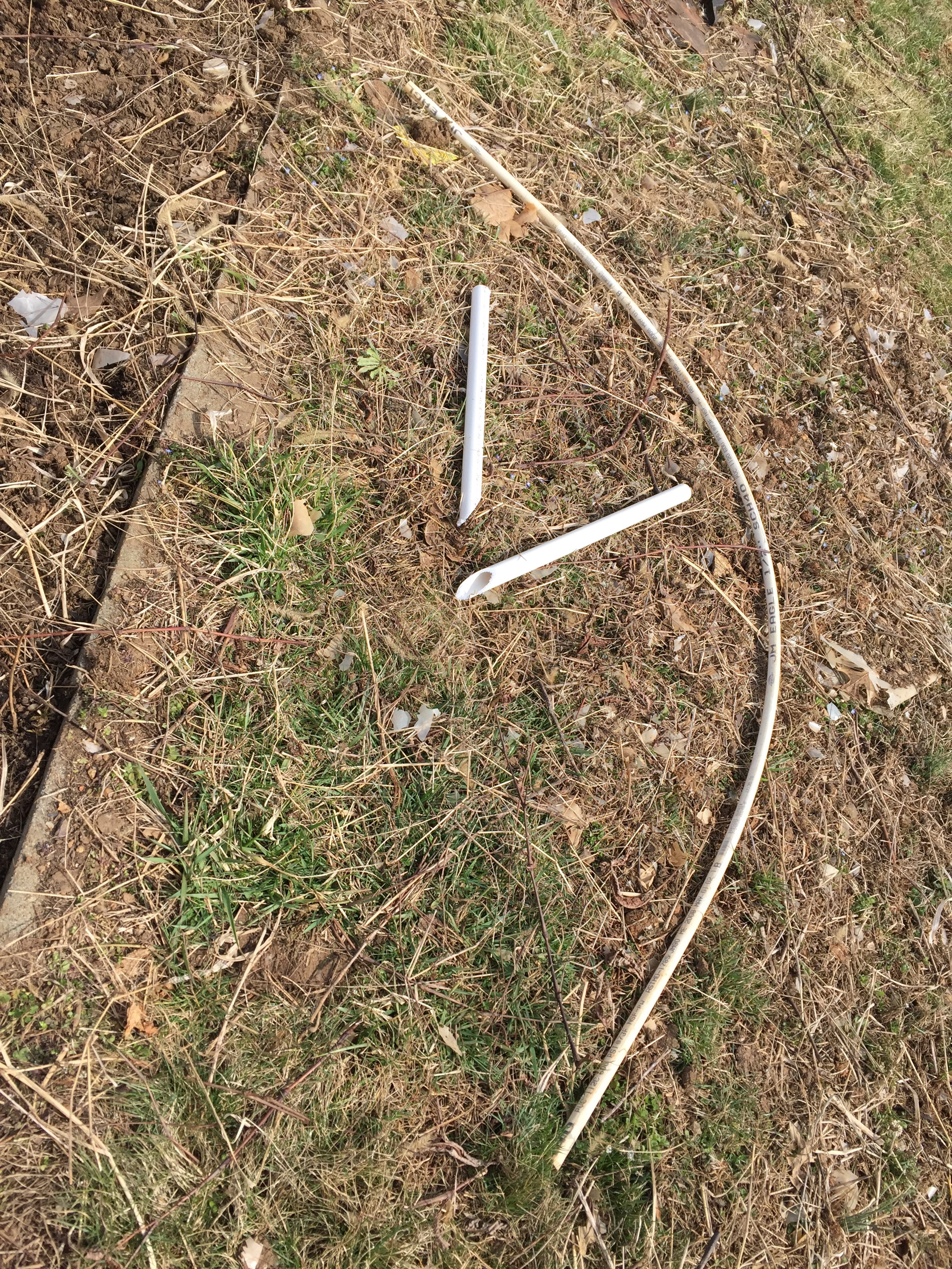 Easy garden hoops for low tunnel shade Jenny Smith