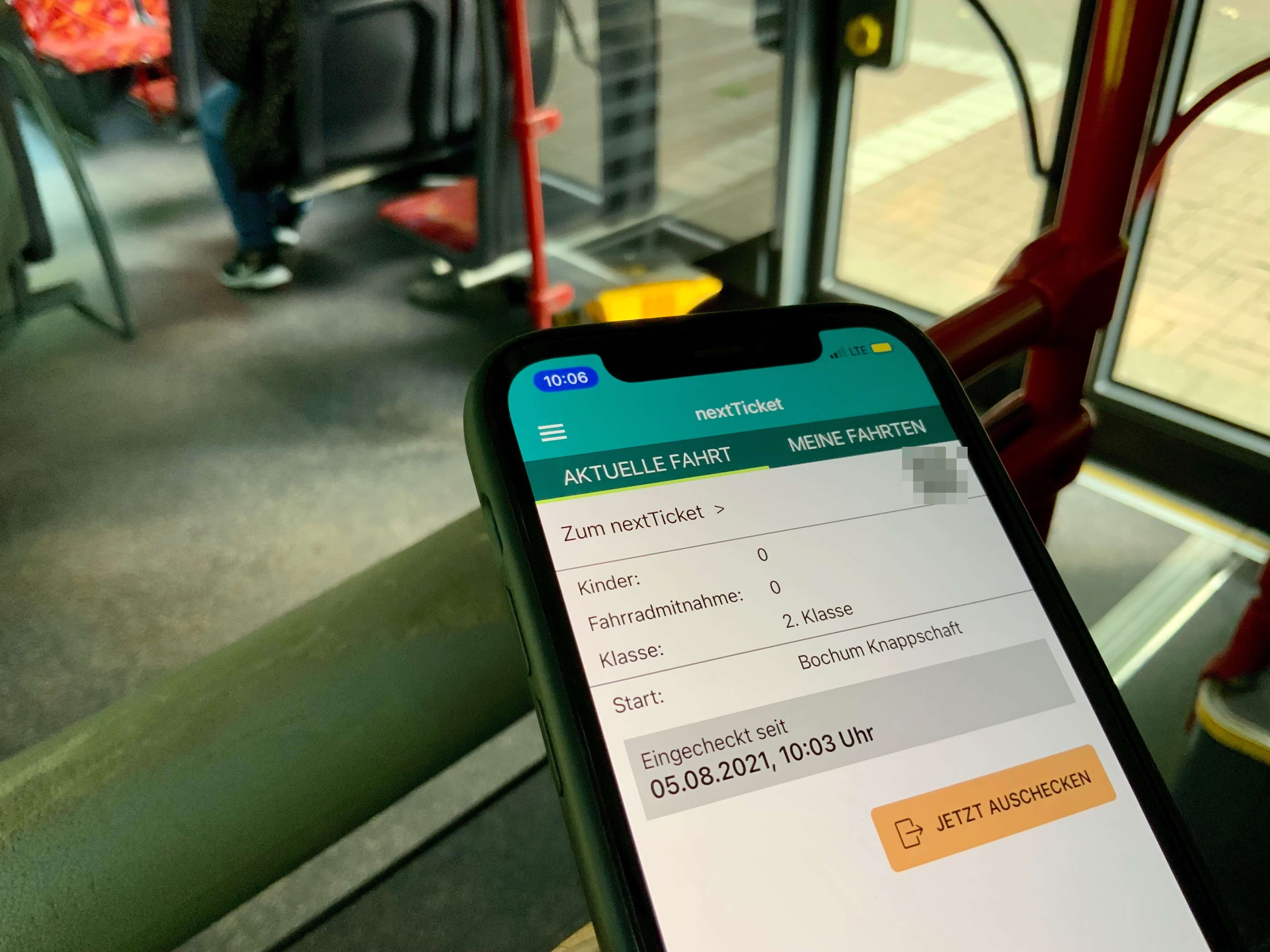 eTarif im VRR ab Dezember bei der Bogestra / Test vom nextTicket 2.0
