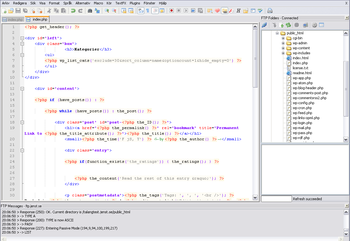Gratis Notepad++ Nu med FTPstöd Programmering, editor bäst i test