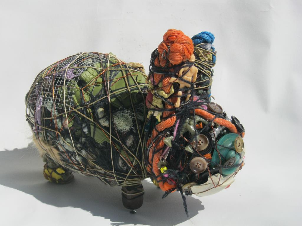 Junk Art Labbits by Donald Edwards