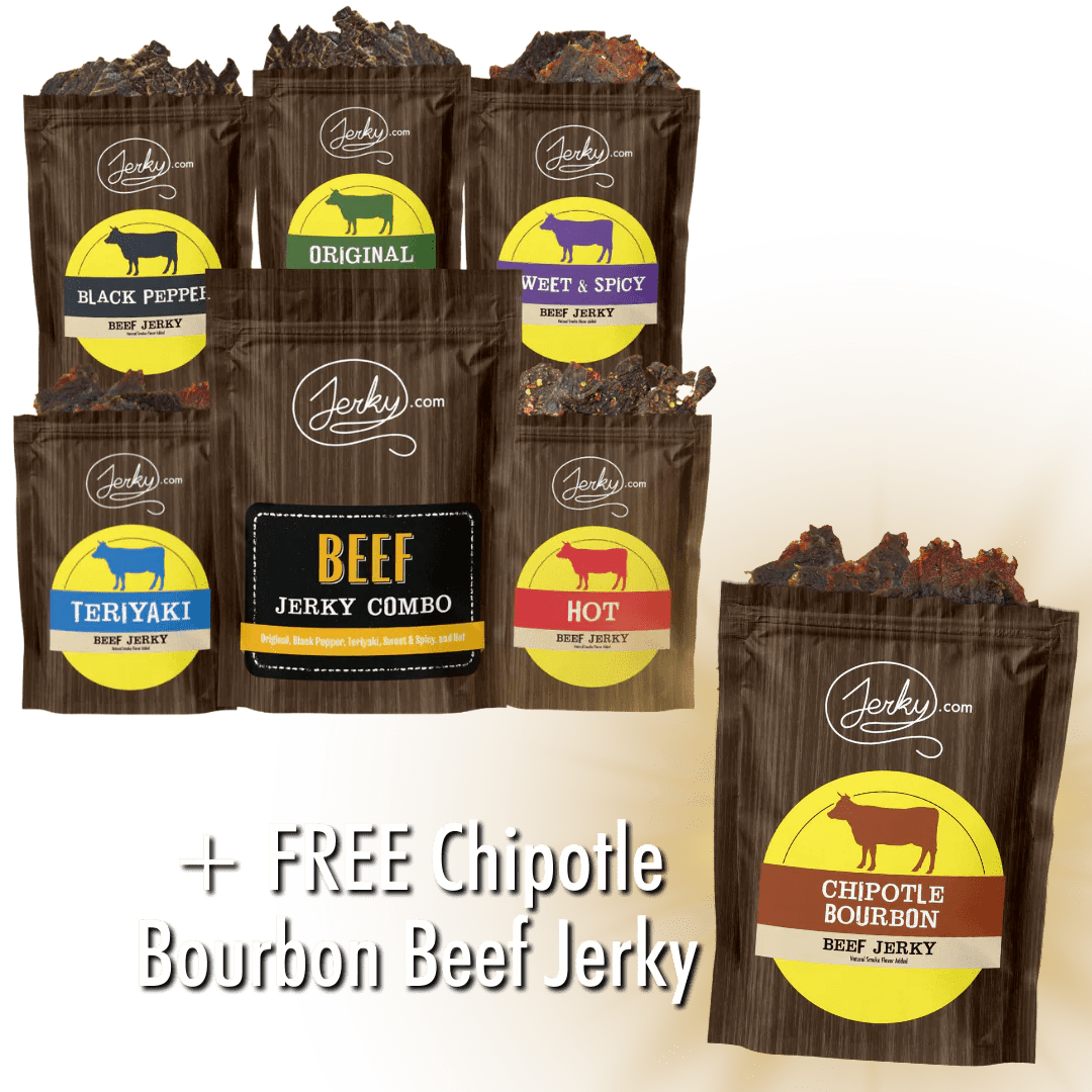 Beef Jerky Combo + FREE Chipotle Bourbon