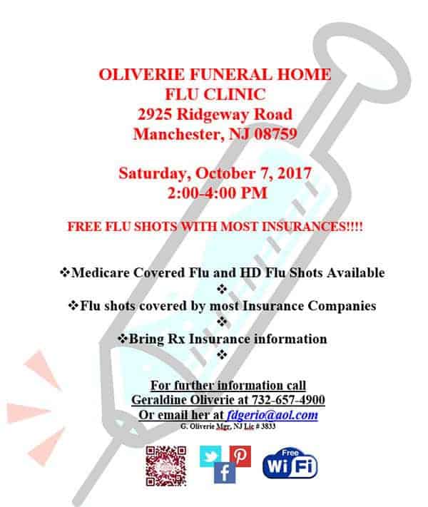 Oliverie Funeral Home To Host Flu Clinic Jersey Shore Online