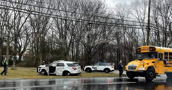 DWI Causes Crash With School Bus, Police Car Jersey Shore Online