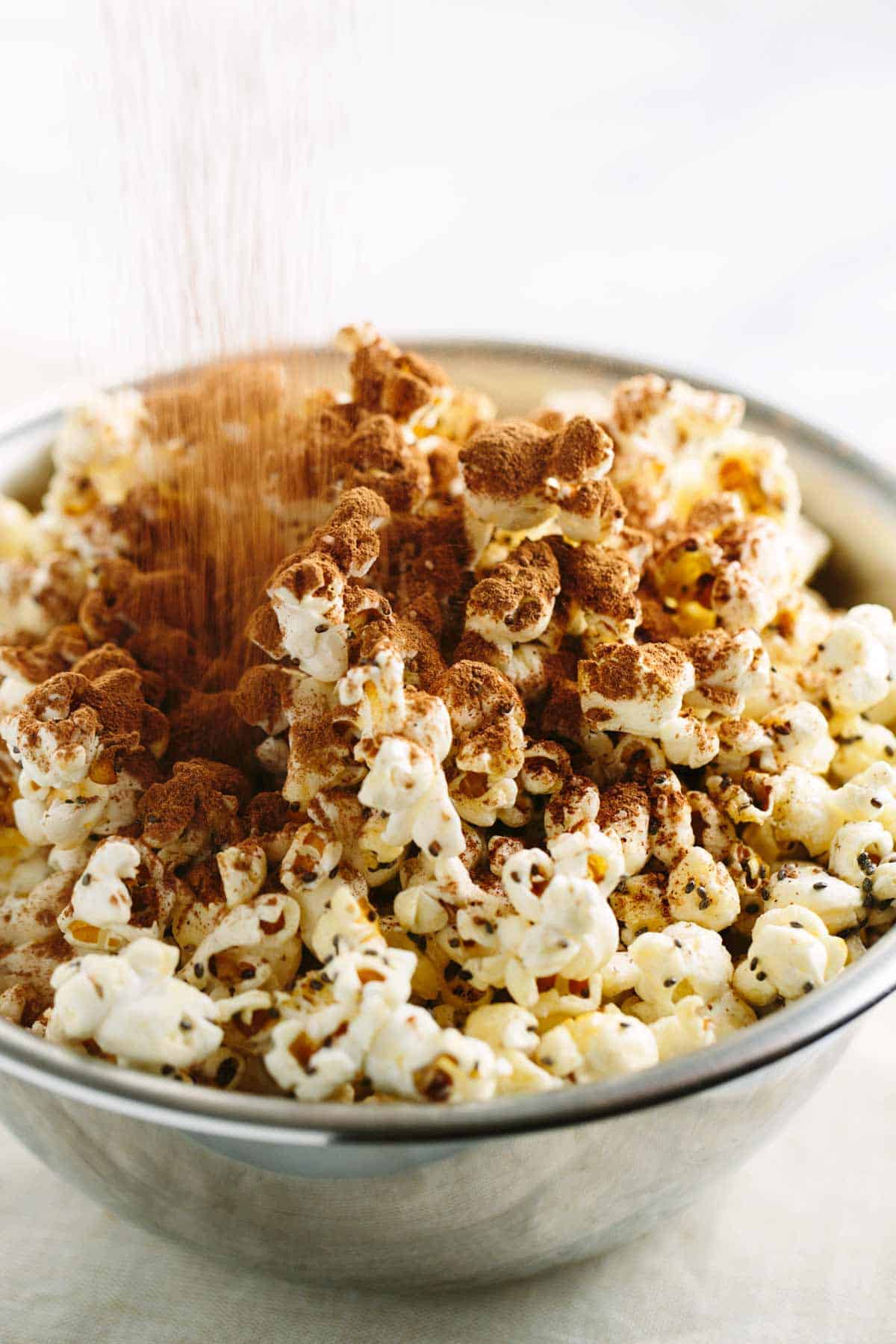 Chocolate Aztec Popcorn with Strawberries Jessica Gavin