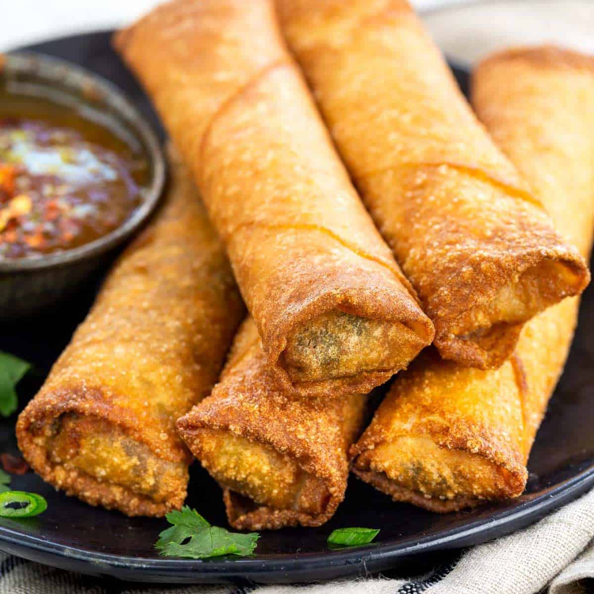 Crispy Vegetarian Egg Rolls (VIDEO) Jessica Gavin