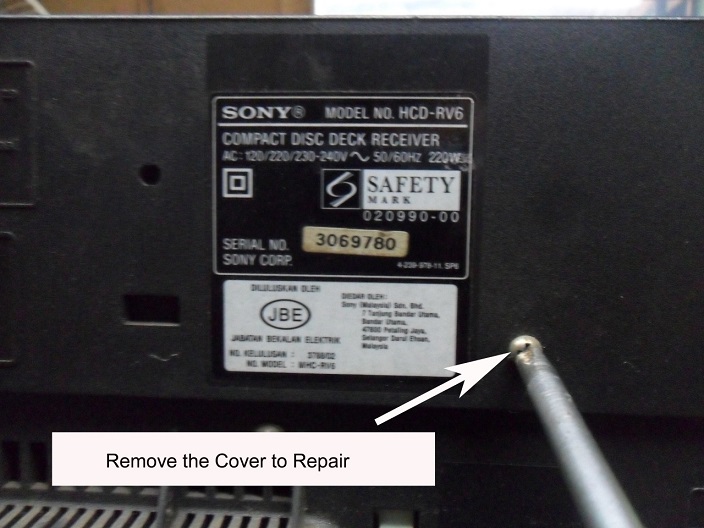 Way To Solve Sony Mini Hi Fi Push Power Protect Problem Tips And