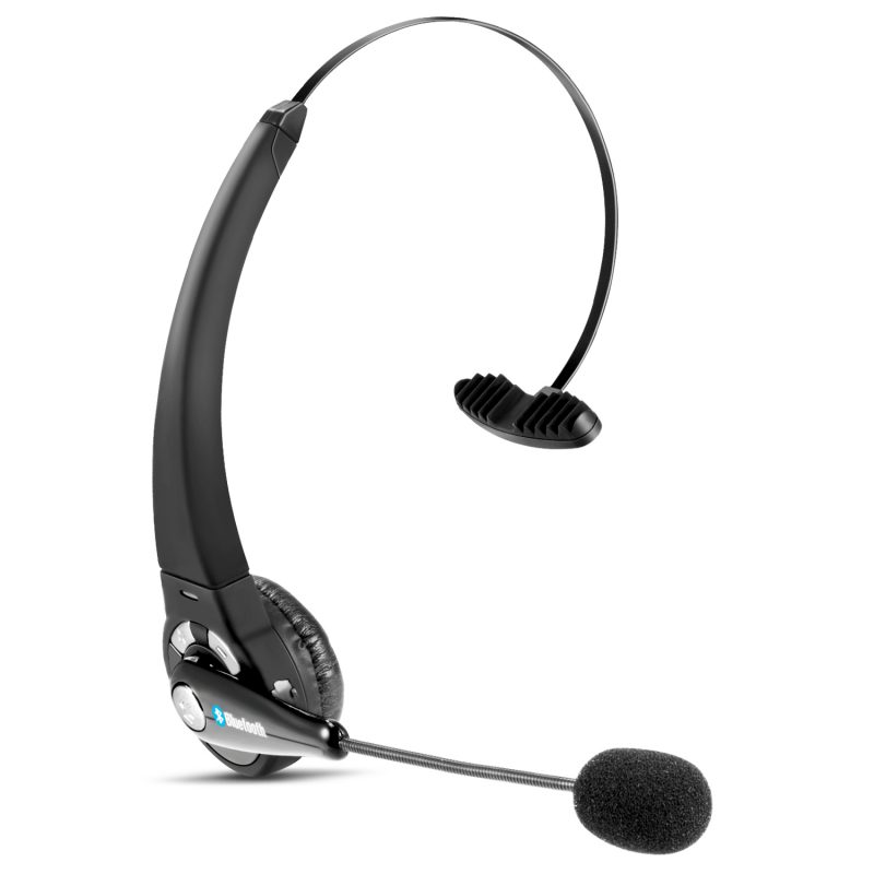 LUXMO Trucker Bluetooth Headset, Wireless Headphones with Microphone