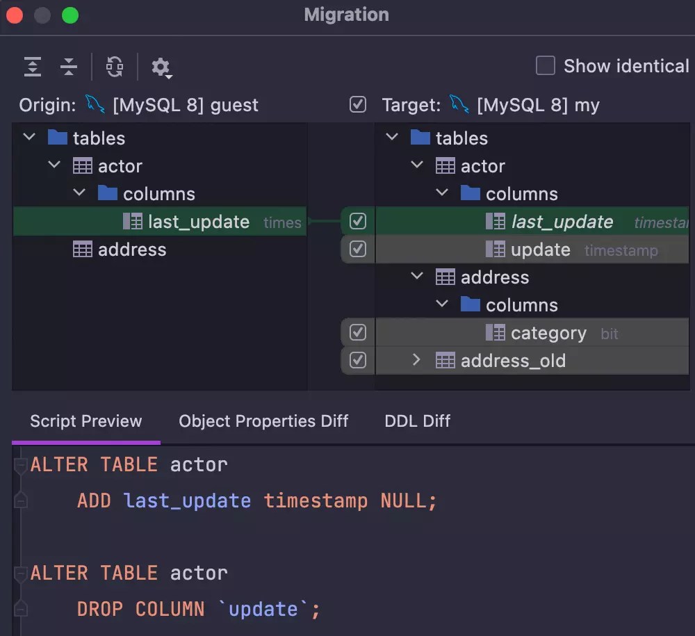 Features and Screenshots - DataGrip