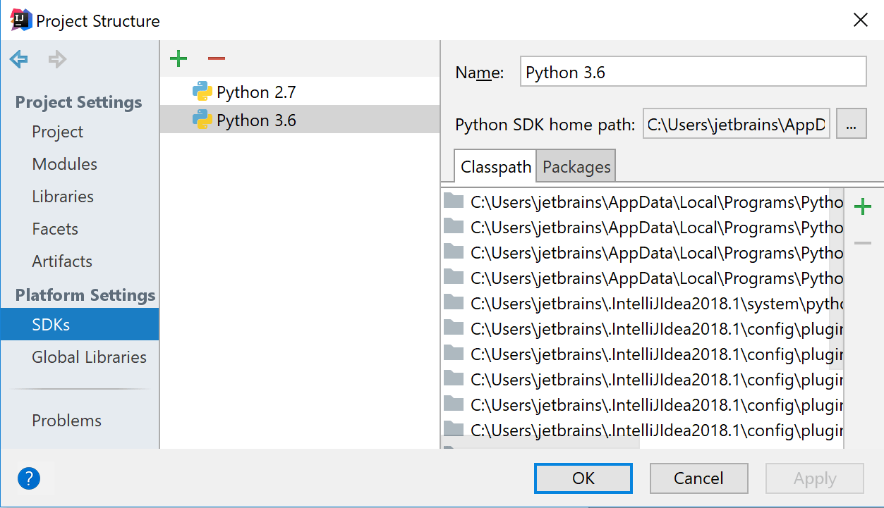 Configuring Python SDK Help IntelliJ IDEA