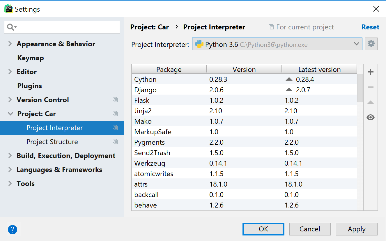 Installing, Uninstalling and Upgrading Packages Help