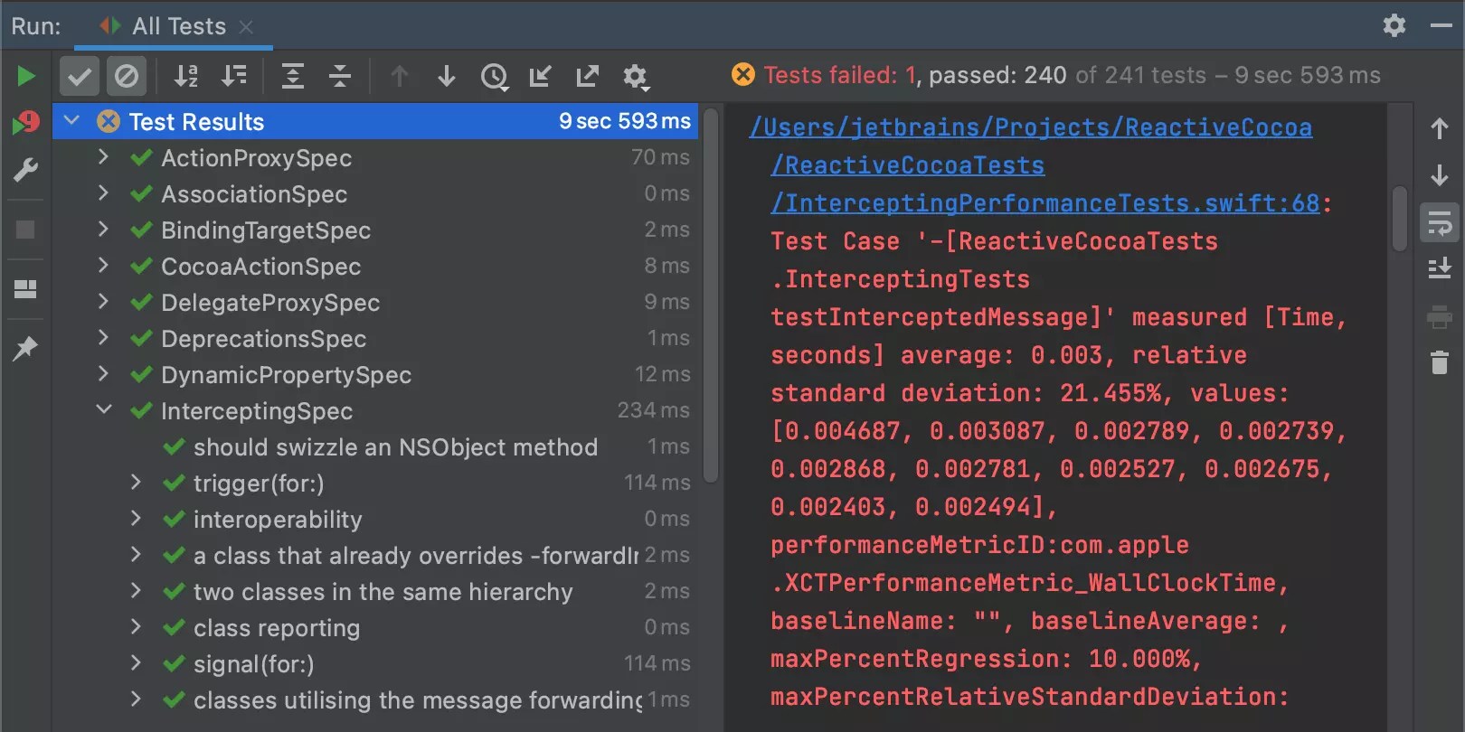 Unit Testing Features AppCode