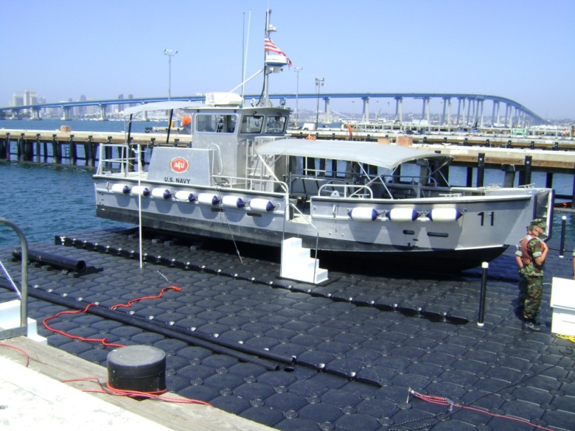 US Naval Assault Craft Unit One Takes Delivery of 40,000 lbs. Capacity