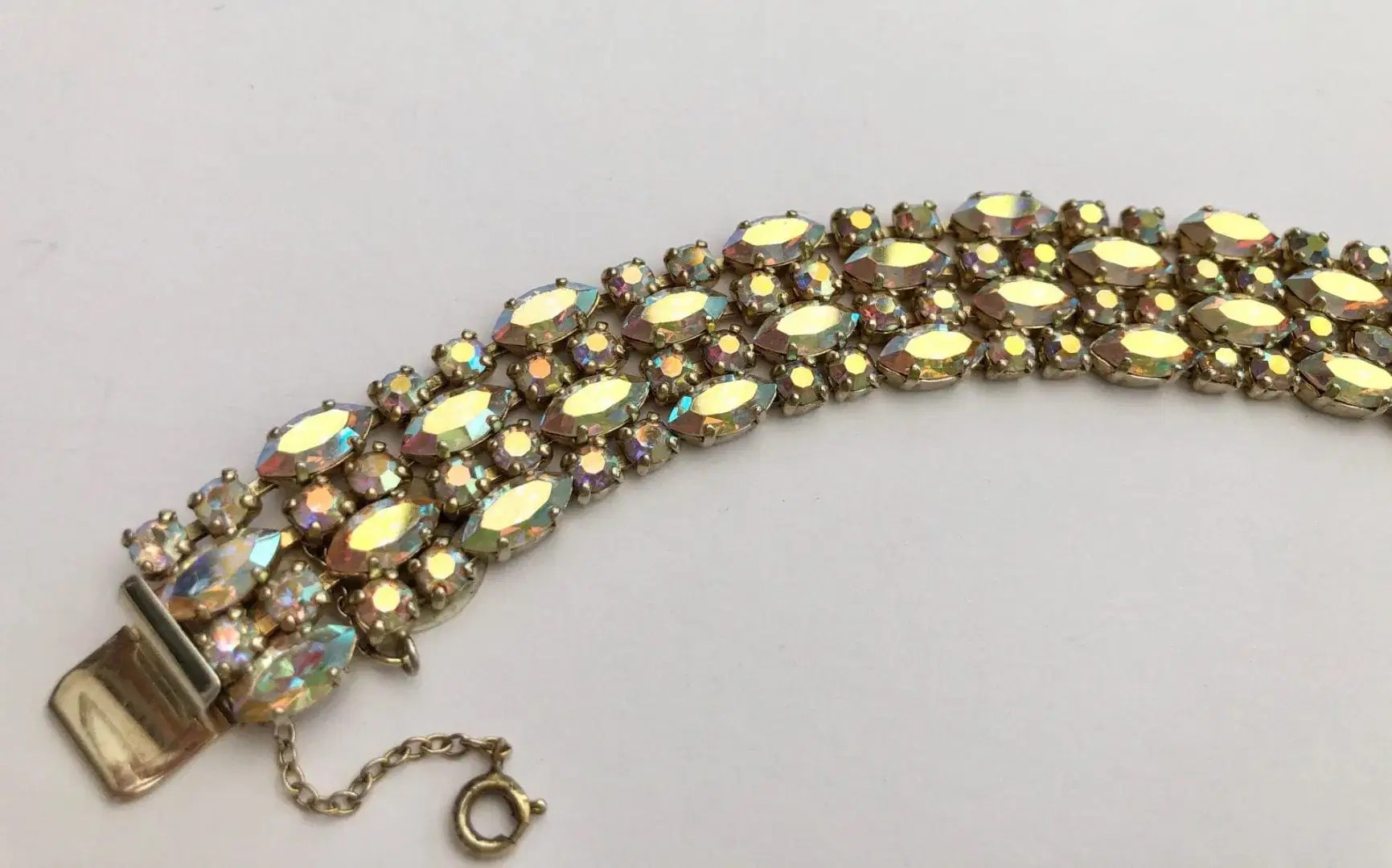 Sherman 1950s Bracelet Jewels Past Vintage Designer Jewellery