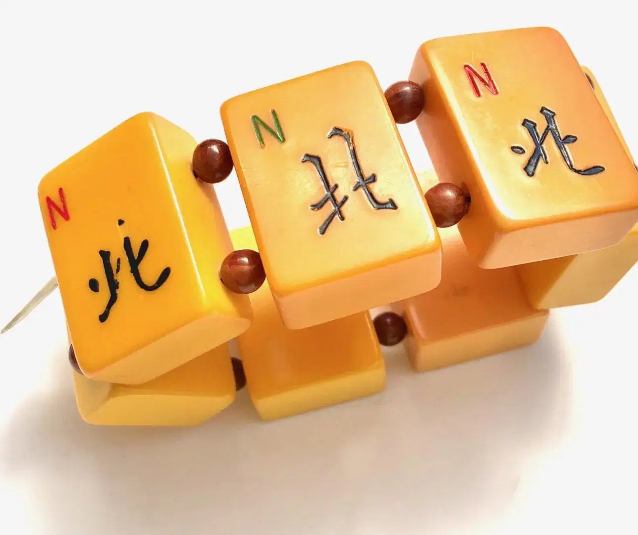 Mahjong Bakelite Bracelet Jewels Past Vintage Designer Jewellery