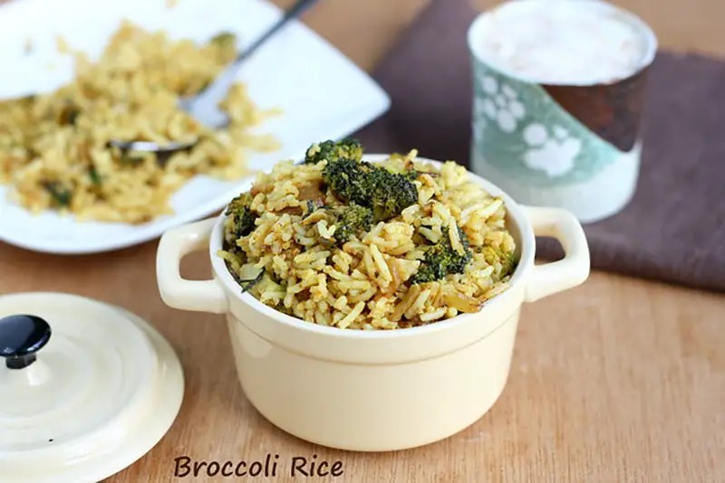 Broccoli rice recipe broccoli recipes Jeyashri's Kitchen