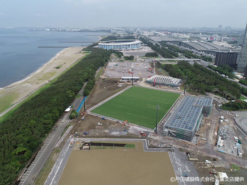 工事風景｜JFA夢フィールド｜JFA.jp