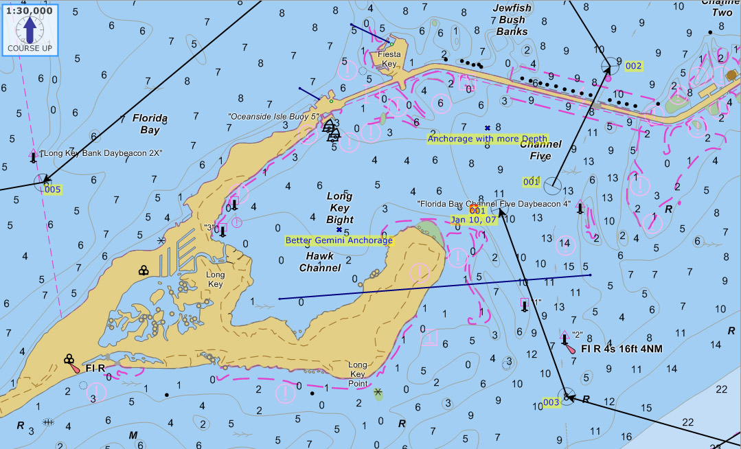 Jim Faughn's Anchorages and Dinghy Docks in the Florida Keys