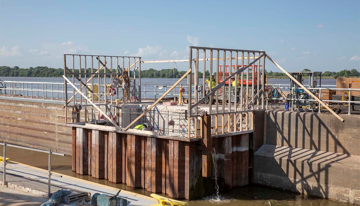 Between the Trees Blog Braced Cofferdam