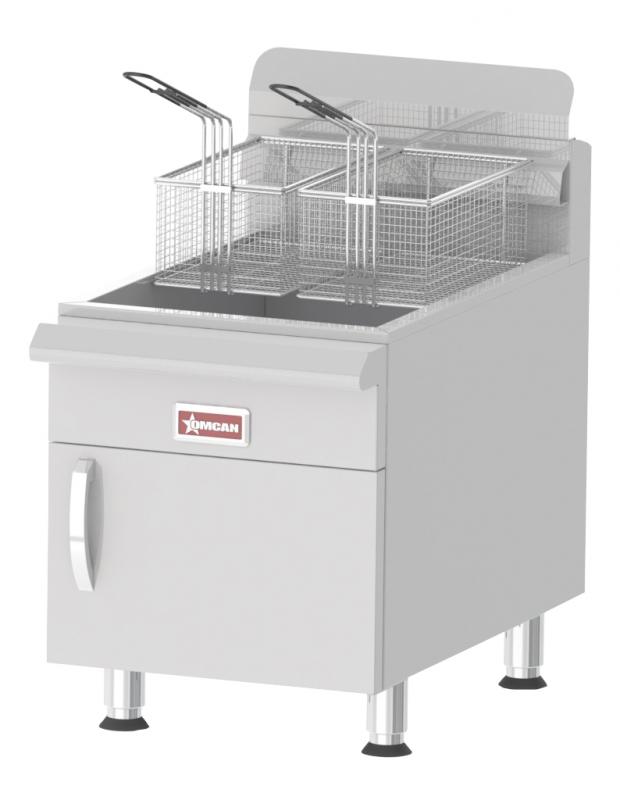 Commercial Countertop Propane Gas Fryer with 53,000 BTU and 30 lb. Oil
