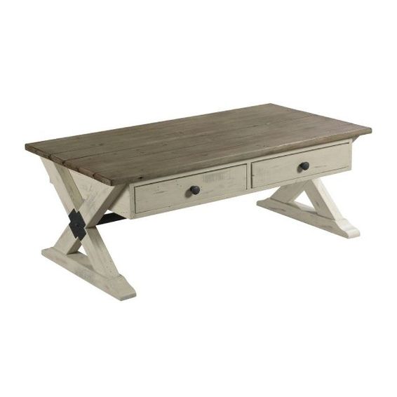 Trestle Coffee Table Johnson Furniture Mattress
