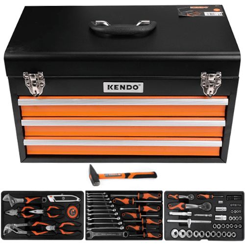 Kendo Toolkit 86 Piece Tool Chest Set J and G Holdings