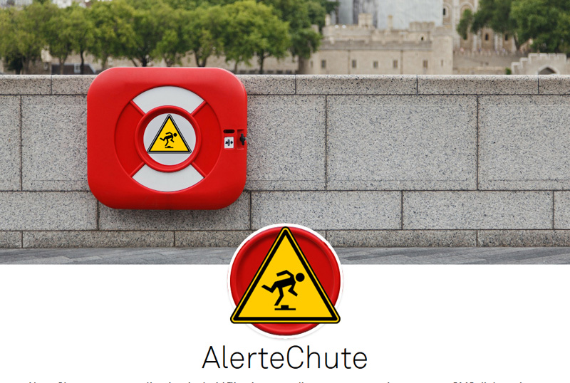 JG informatique AlerteChute Détecteur de chute pour personnes agées, randonneurs, cyclistes