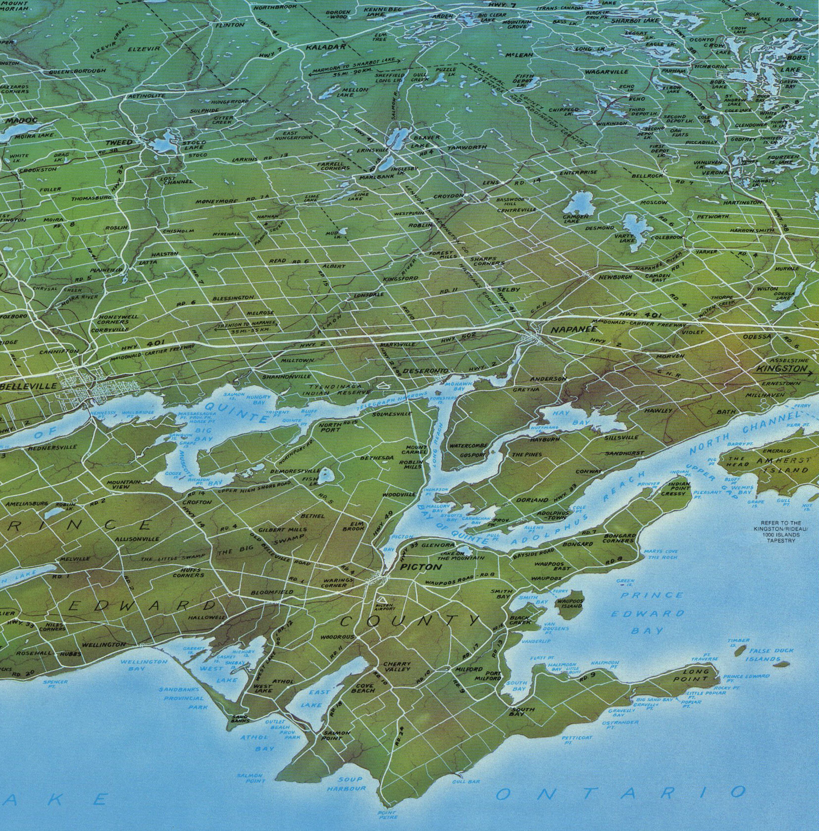 Map of Land O' Lakes, Ontario