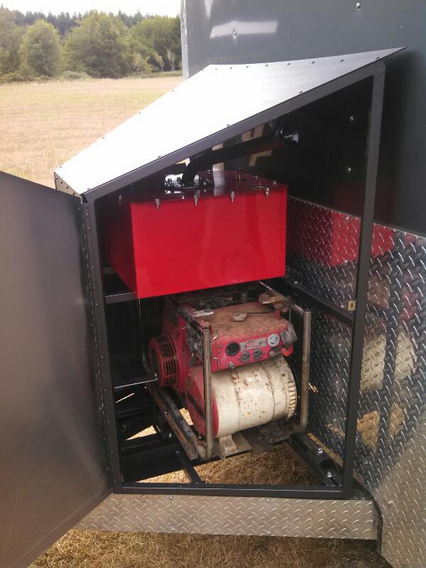 Enclosed tongue box, gen/fuel/battery build. 4x4 and