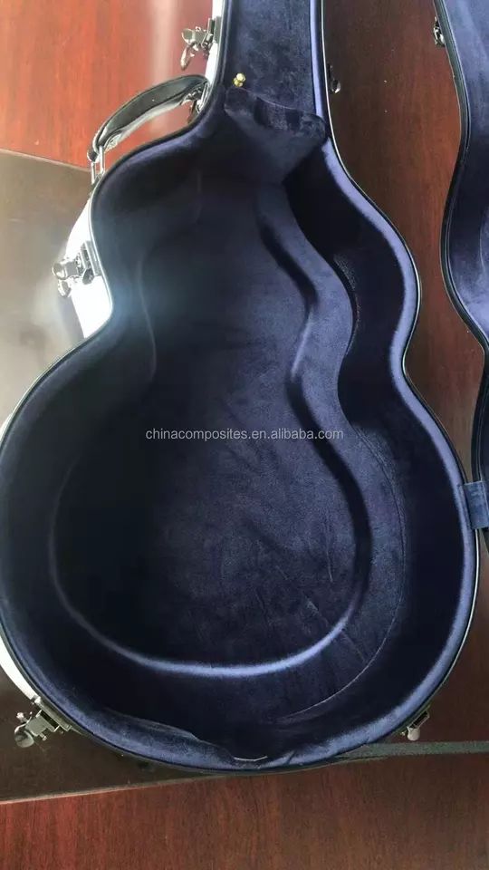 Wholesale Light Weight Custom Logo Guitar Tour Case Hard Shell Guita