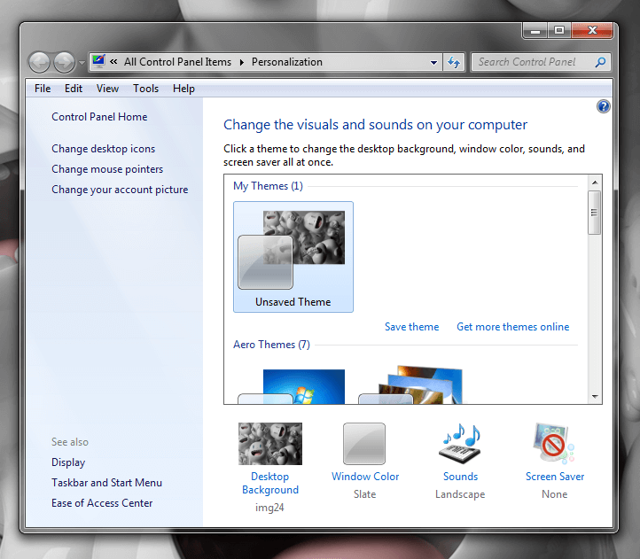 Screen Color Control on Windows Computer