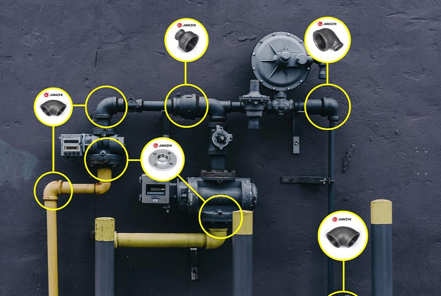 What Are The Differences Between Copper Pipe Fittings, Malleable Iron Pipe Fittings, And PVC