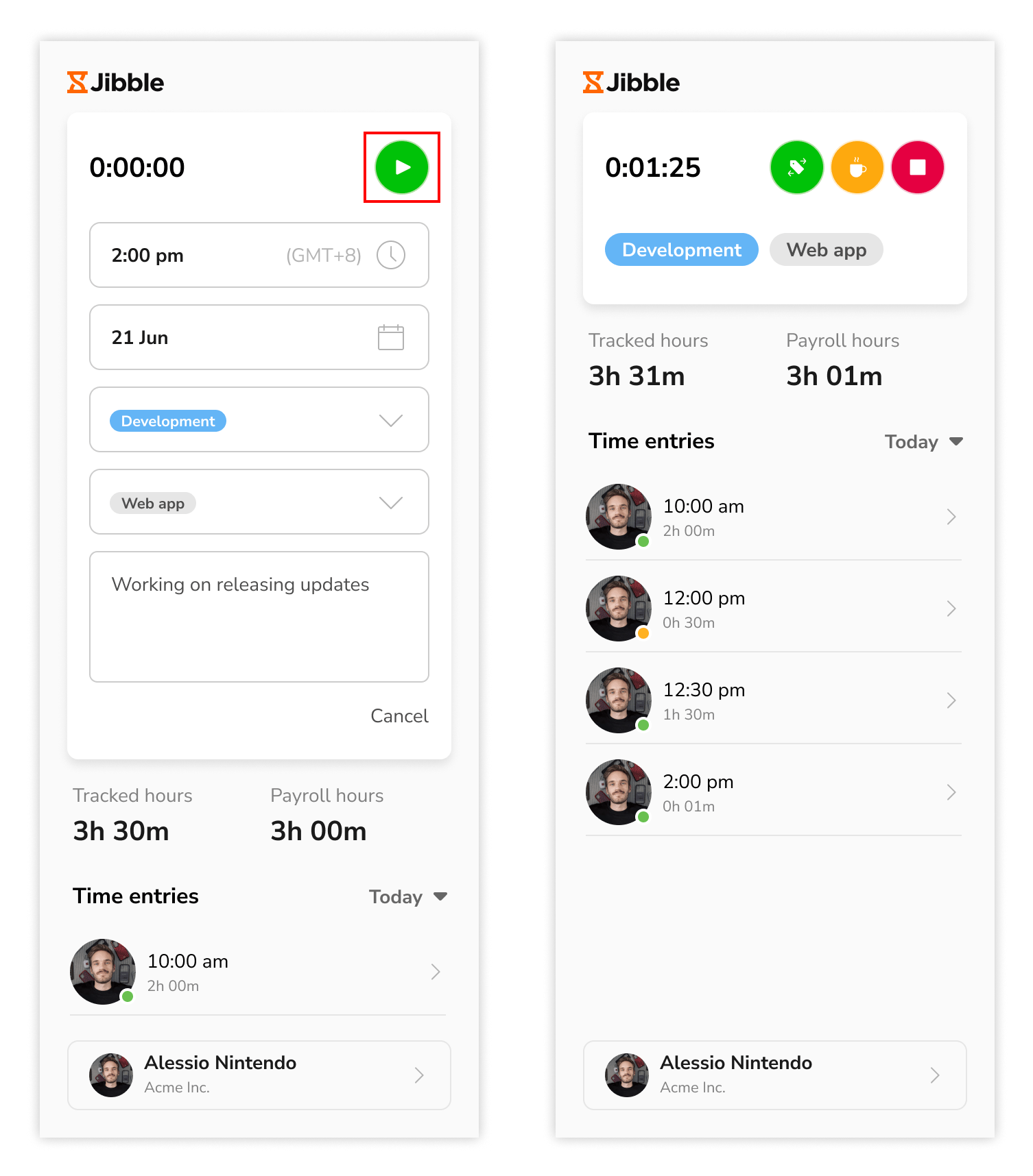 Getting started with Jibble’s Windows time tracker app