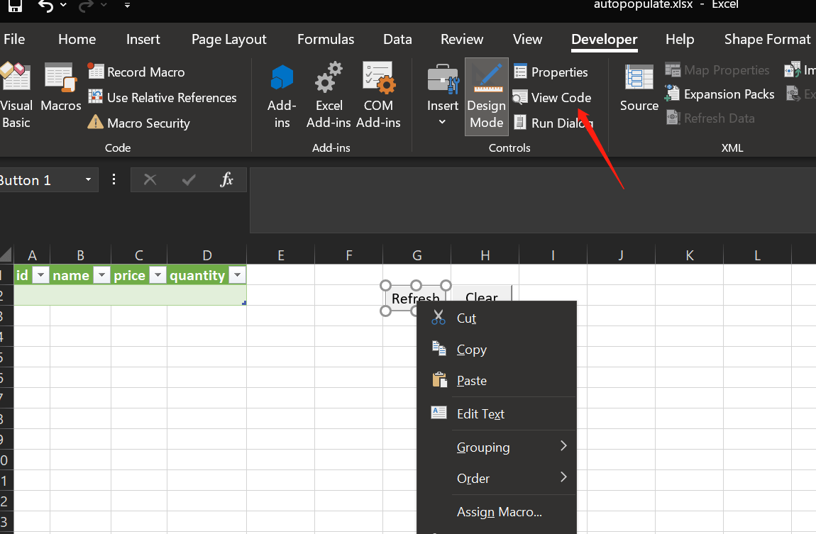 How to auto populate certain data to new sheet in Excel