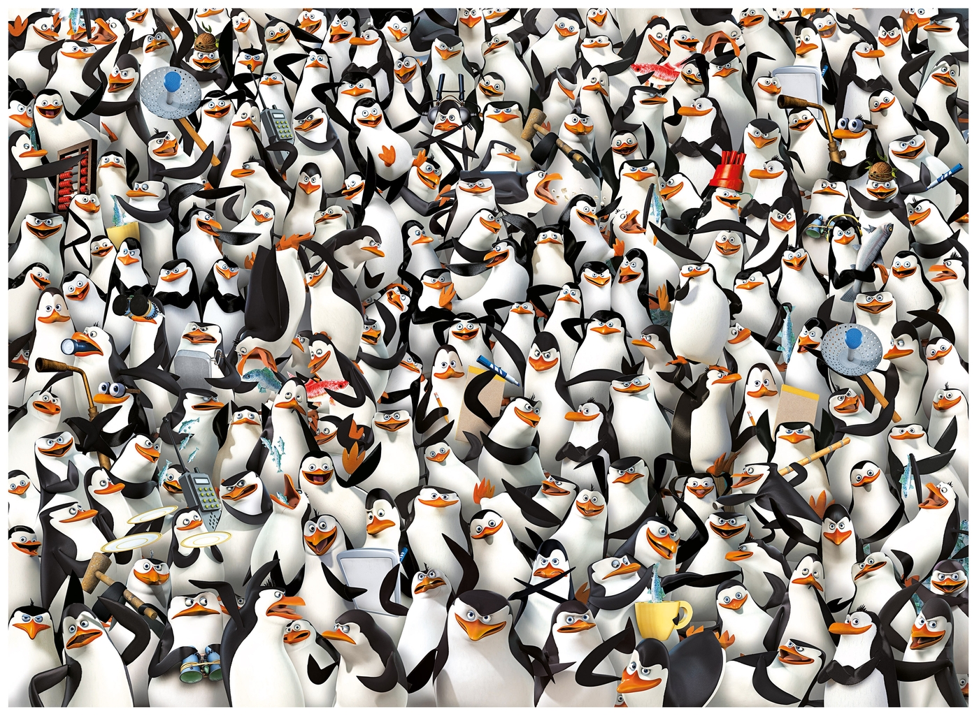 Clementoni 39362 The Penguins of Madagascar 1000 Piece Impossible