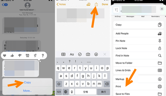 How to Print Text Messages from iPhone (for Court or Backup)