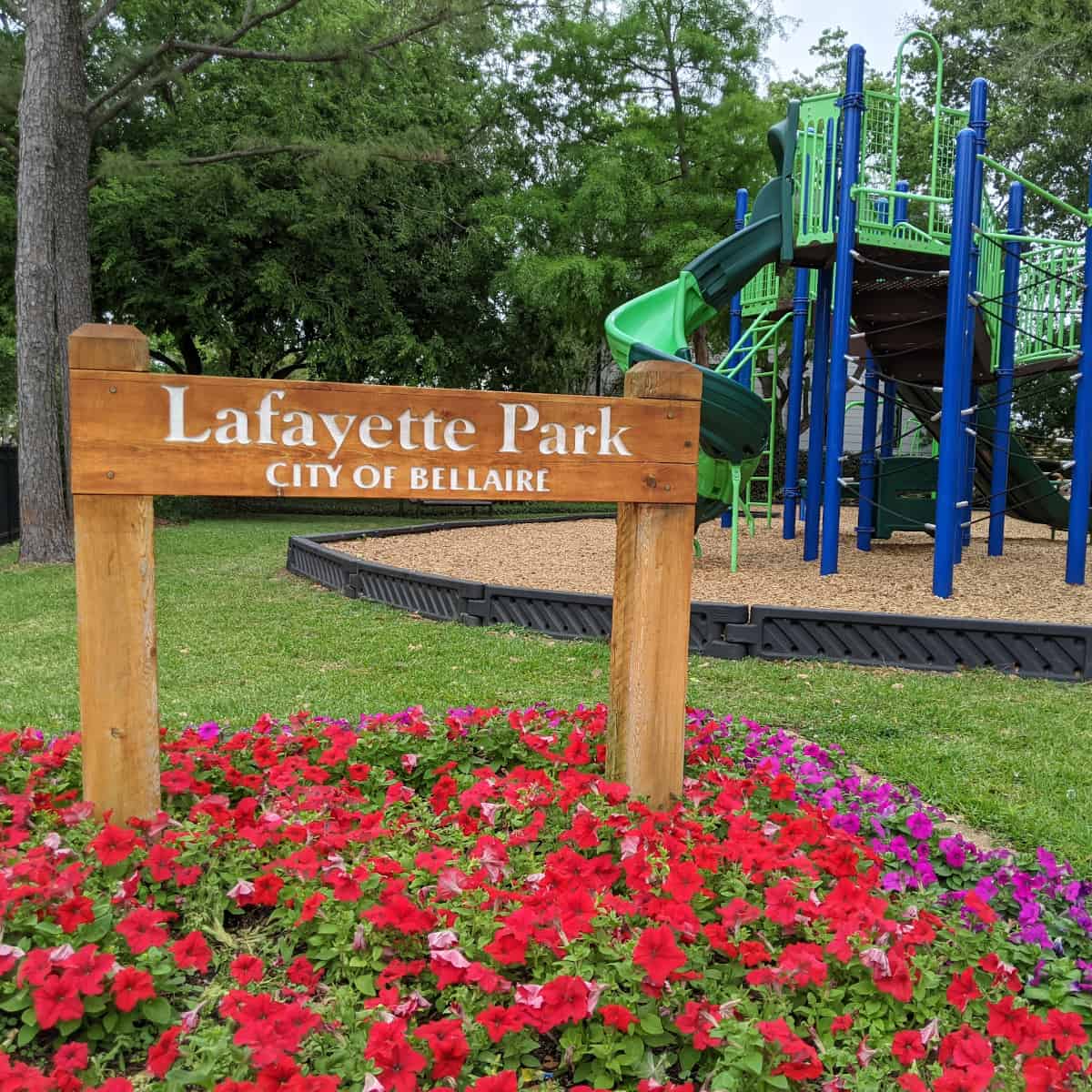 Lafayette Park... Great play equipment in Bellaire!