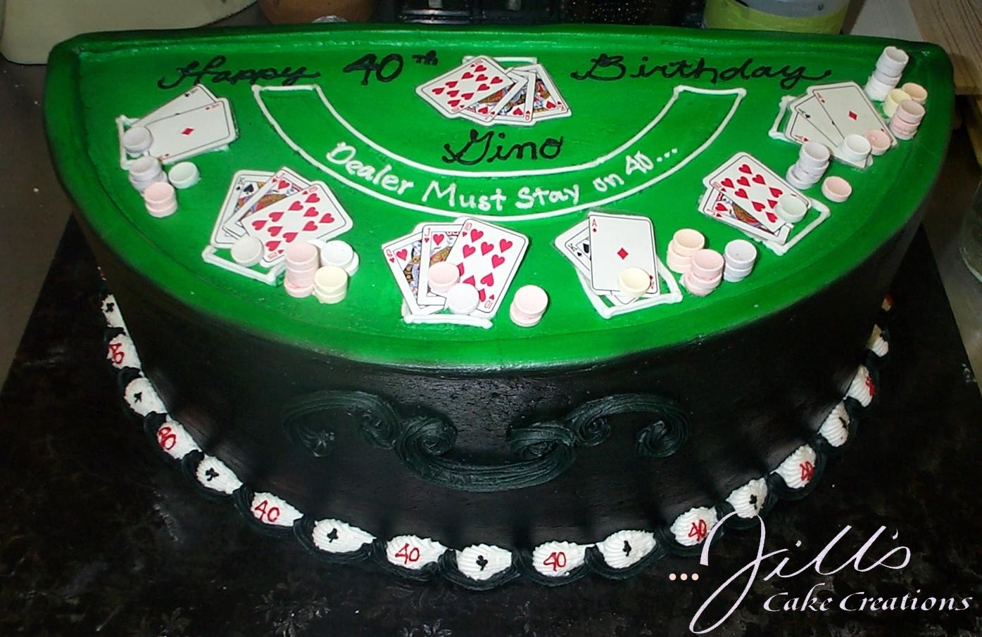 blackjack Jills Cake CreationsJills Cake Creations